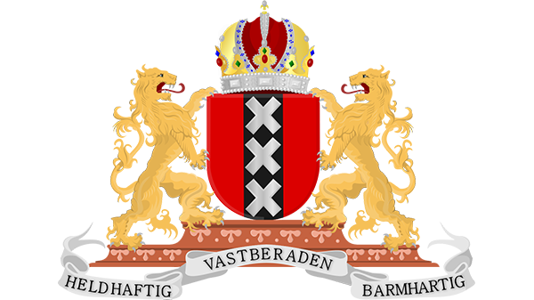 Wapen gemeente Amsterdam Wapen gemeente Amsterdam - in kleur op transparante achtergrond - 600 * 337 pixels